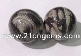 CDN1304 40mm round jasper decorations wholesale