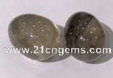 CDN1331 35*45mm egg-shaped smoky quartz decorations wholesale