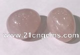 CDN1332 35*45mm egg-shaped rose quartz decorations wholesale