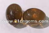 CDN1339 35*45mm egg-shaped glass decorations wholesale