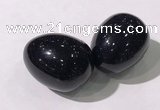 CDN1345 35*45mm egg-shaped blue goldstone decorations wholesale