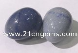 CDN1359 35*45mm egg-shaped blue aventurine decorations wholesale