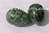 CDN1378 35*45mm egg-shaped ruby zoisite decorations wholesale
