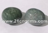 CDN1410 35*45mm egg-shaped green biotite decorations wholesale