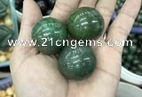 CDN17 30mm round pyrite gemstone decorations wholesale