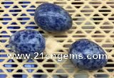 CDN308 30*40mm egg-shaped blue spot decorations wholesale