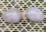 CDN330 35*50mm egg-shaped rose quartz decorations wholesale