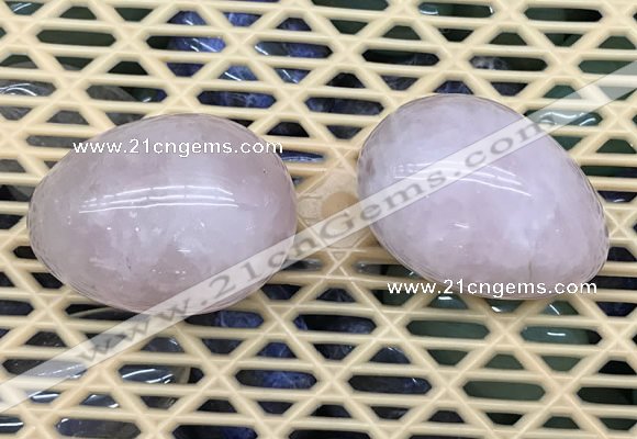 CDN330 35*50mm egg-shaped rose quartz decorations wholesale