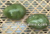 CDN339 35*50mm egg-shaped olivine decorations wholesale