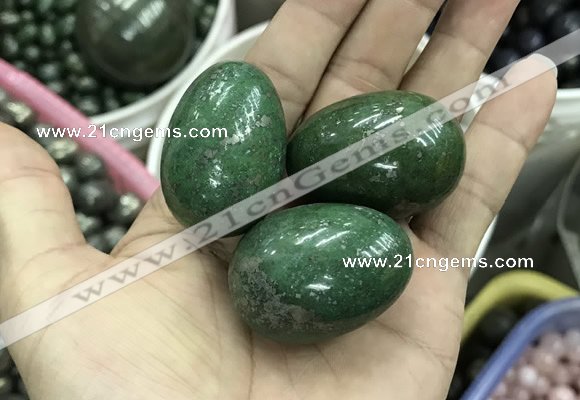 CDN34 28*38mm egg-shaped pyrite gemstone decorations wholesale