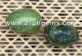 CDN340 35*50mm egg-shaped yellow green pine turquoise decorations