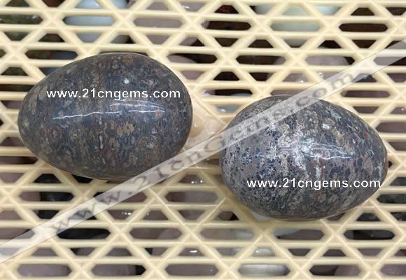 CDN346 35*50mm egg-shaped jasper decorations wholesale