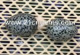 CDN350 35*50mm egg-shaped dalmatian jasper decorations wholesale
