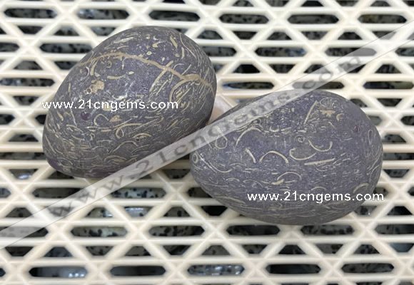 CDN359 35*50mm egg-shaped jasper decorations wholesale