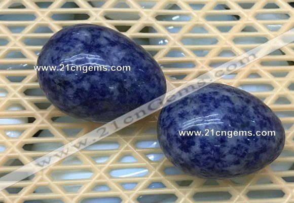 CDN365 35*50mm egg-shaped blue spot decorations wholesale