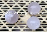 CDN370 25mm round rose quartz decorations wholesale