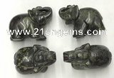 CDN390 20*40*30mm elephant dragon blood jasper decorations wholesale