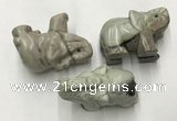 CDN409 25*50*35mm elephant picasso jasper decorations wholesale