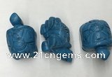 CDN436 28*45*22mm turtle imitation turquoise decorations wholesale