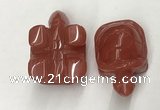 CDN452 38*55*28mm turtle cherry quartz decorations wholesale