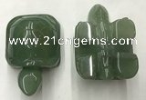 CDN458 38*55*28mm turtle green aventurine decorations wholesale