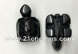 CDN465 38*55*28mm turtle black agate decorations wholesale