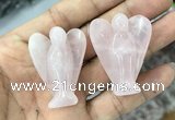 CDN471 30*40mm angel rose quartz decorations wholesale