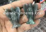 CDN475 30*40mm angel moss agate decorations wholesale