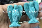 CDN493 35*50mm angel imitation turquoise decorations wholesale