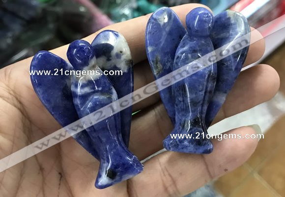 CDN495 35*50mm angel sodalite decorations wholesale