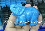 CDN513 33*65*45mm elephant imitation turquoise decorations wholesale