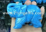 CDN533 35*80*55mm elephant imitation turquoise decorations wholesale