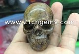 CDN558 35*50*40mm skull agate decorations wholesale