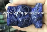 CDN573 35*50mm owl sodalite decorations wholesale