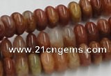 CDQ04 15.5 inches 6*12mm rondelle natural red quartz beads wholesale