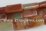 CDQ10 15.5 inches 13*18mm rectangle natural red quartz beads wholesale