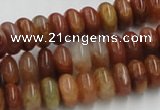 CDQ18 15.5 inches 4*8mm rondelle natural red quartz beads wholesale