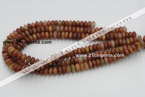 CDQ18 15.5 inches 4*8mm rondelle natural red quartz beads wholesale