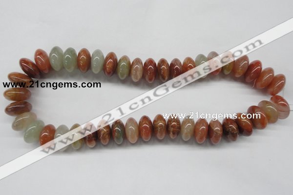 CDQ32 15.5 inches 10*18mm rondelle natural red quartz beads wholesale