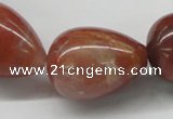 CDQ40 15.5 inches 22*30mm teardrop natural red quartz beads
