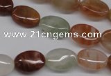 CDQ51 15.5 inches 10*14mm oval natural red quartz beads wholesale