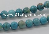 CDS02 16 inches 8mm round dyed serpentine jasper beads wholesale