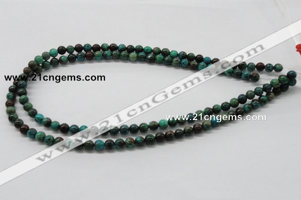 CDS05 16 inches 6mm round dyed serpentine jasper beads wholesale