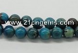 CDS06 16 inches 8mm round dyed serpentine jasper beads wholesale