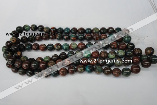 CDS186 15.5 inches 8mm round dyed serpentine jasper beads