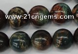 CDS190 15.5 inches 16mm round dyed serpentine jasper beads