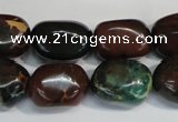 CDS258 15.5 inches 12*17mm nuggets dyed serpentine jasper beads