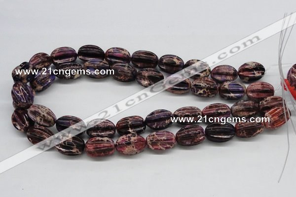 CDT36 15.5 inches 15*20mm star fruit shaped dyed aqua terra jasper beads