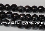 CDT681 15.5 inches 4mm round dyed aqua terra jasper beads