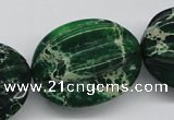 CDT78 15.5 inches 26*33mm star fruit shaped dyed aqua terra jasper beads